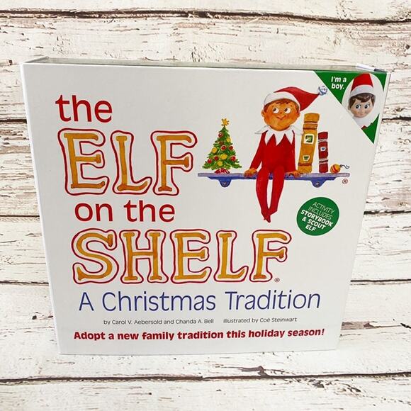 ELF ON THE SHELF Original Doll with Blue Eyes and Story Book - Picture 1 of 6